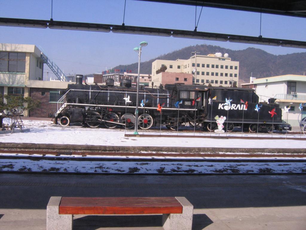 점촌역에 있는 901호 기관차