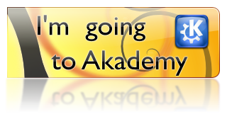 I'm going to Akademy